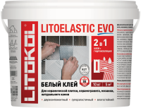 Клей белый двухкомпонентный Litoelastic Evo 10 кг