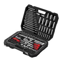 Набор инструментов, 1/2", 3/8", 1/4", пластиковый кейс 215 предметов MTX