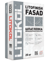 Шпатлевка цементная Litokol Litofinish Fasad 25 кг