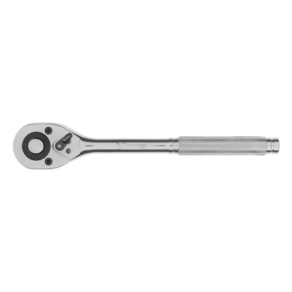 Ключ-трещотка 1/2", CrV, 45 зубьев, с быстрым сбросом, цельнометаллический, хром Matrix