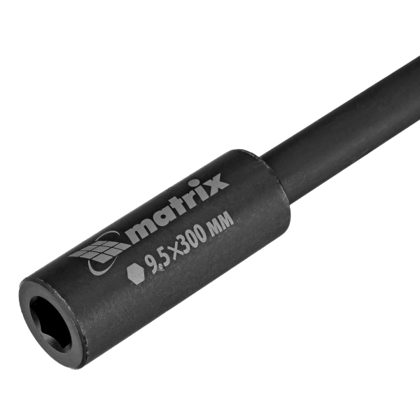 Удлинитель для коронок, шестигранный хвостовик HEX 9,5мм, 300мм  Matrix