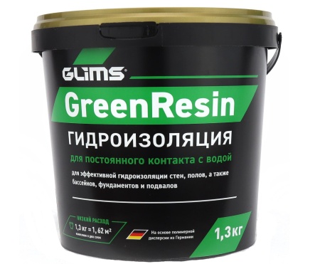Многоцелевой эластичный герметик Glims GreenResin