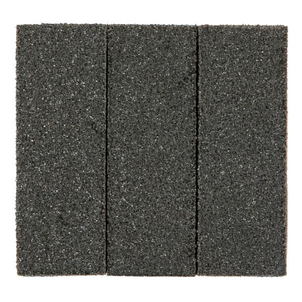 Губка для шлифования, 100 х 70 х 25 мм, мягкая, 3 шт, P 60/80, P 60/100, P 80/120 Matrix